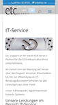 Mobile Screenshot of etc.de