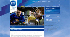 Desktop Screenshot of etc.org.za